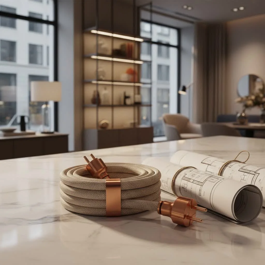 Refrigerator plugged directly into a wall outlet